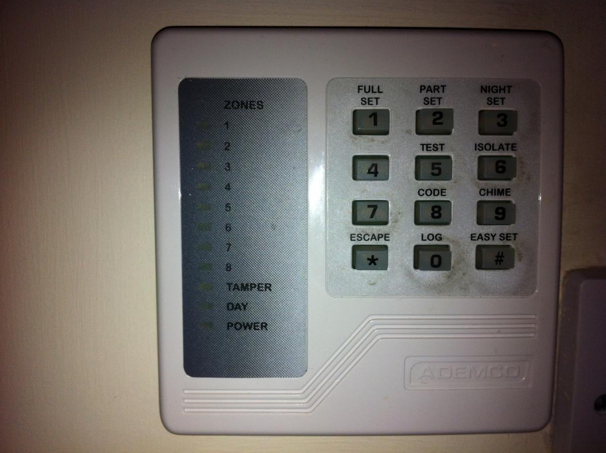 Ademco Accord 8 Alarm Won't Set Any More - Guest Forum - Security