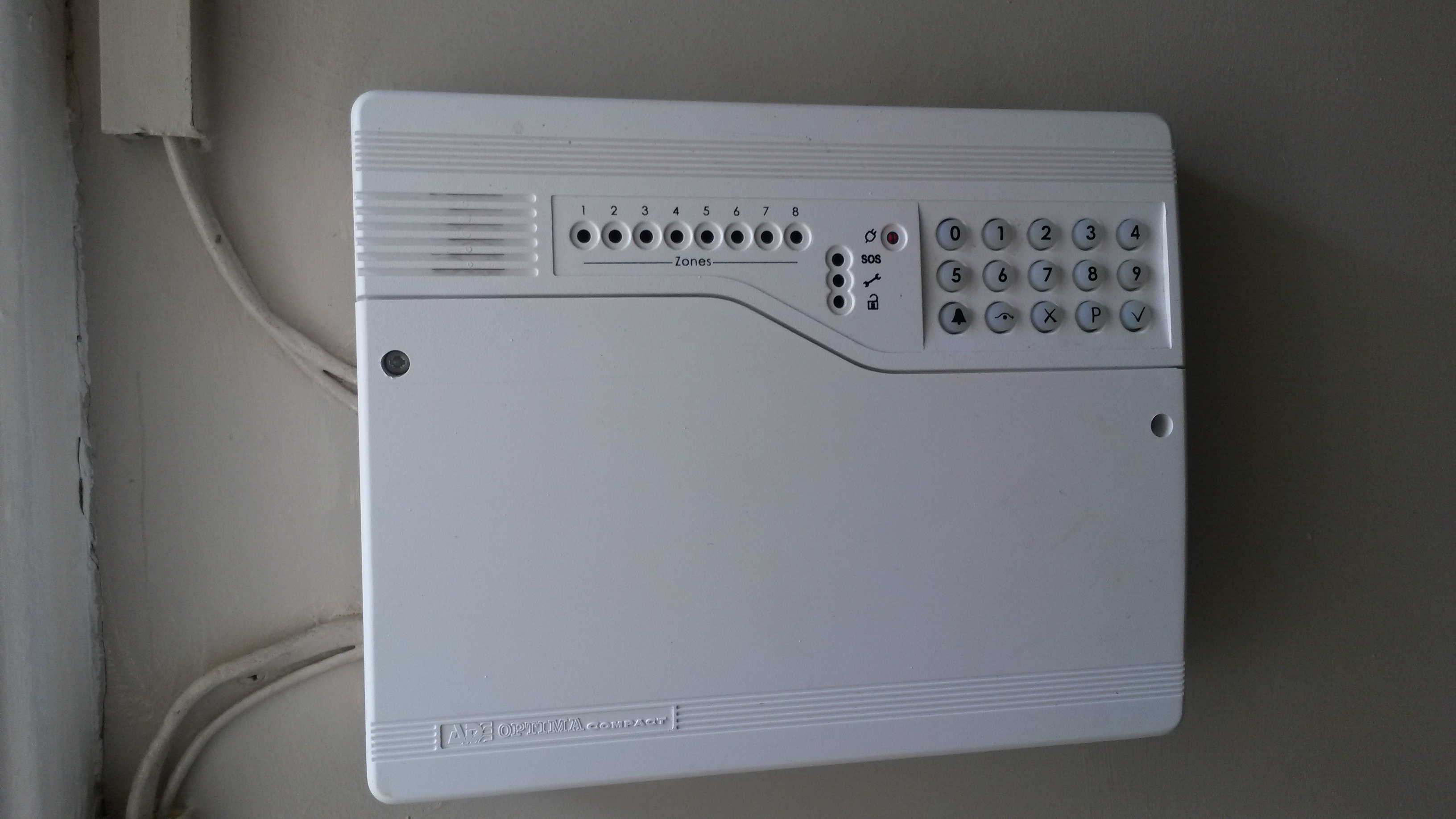 User manual for ADE Optima Compact alarm system - User Manuals